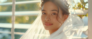 What percentage of brides wear veils?