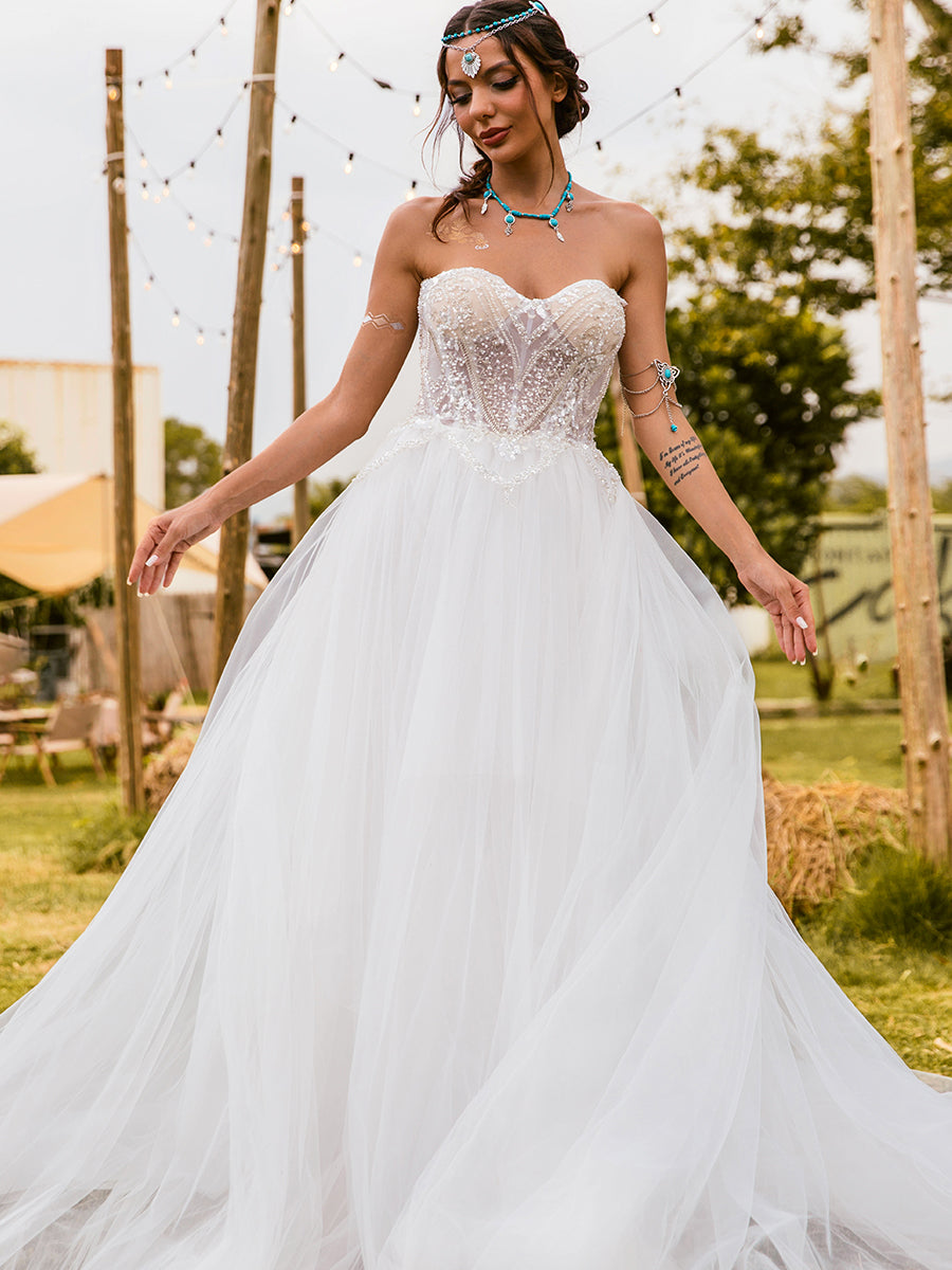 Vestido de novia bohemio  Vestidos de novia bohemios 2024 – BRIDALVENUS