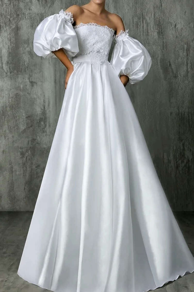 Puff Sleeve Wedding Dresses | Online Bridal Gowns Shop BRIDALVENUS Puff Sleeve Wedding Dresses | Online Bridal Gowns Shop BRIDALVENUS