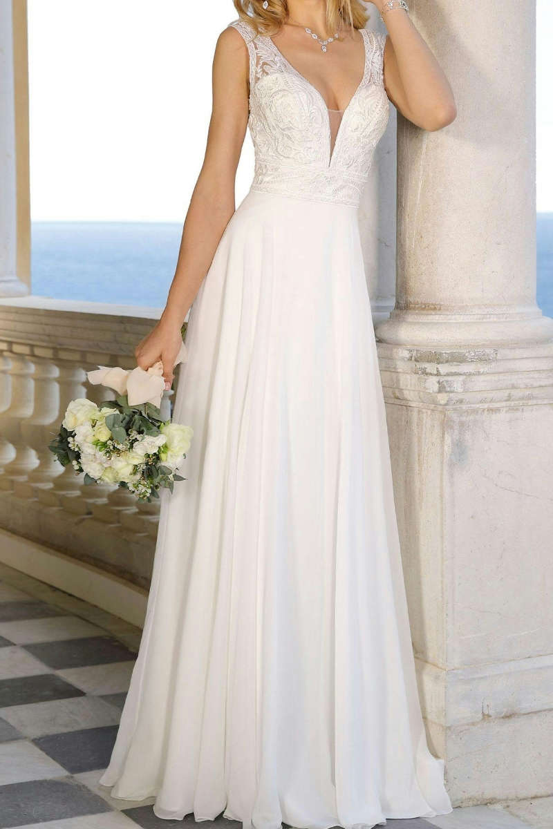 Slip Wedding Dresses 2024 | Bridal Halter Gowns