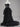 Black Strapless Wedding Dress A-line Tulle Affordable Gowns
