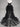 Black Strapless Wedding Dress A-line Tulle Affordable Gowns
