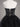 Black Strapless Wedding Dress A-line Tulle Affordable Gowns