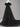 Black Sequin Wedding Dress A line Tulle Flutter Sleeves