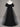 Unique Black Wedding Dresses Tulle Sleeve flutter Gowns