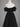 High Low Black Wedding Dress Cheap A line Tulle
