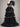 Black One Shoulder Wedding Dress Cheap Tulle Gowns