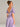 Lilac Satin Bridesmaid Dresses Flutter sleeves V Neck
