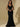 2025 Mermaid Black Sleeveless V Neck Evening Gowns