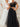 Black Two Piece Wedding Dress A-line Short Sleeve