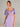 Lilac Satin Bridesmaid Dresses Flutter sleeves V Neck