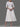 A Line Tea Length Wedding Dresses 3 4 Sleeve Satin