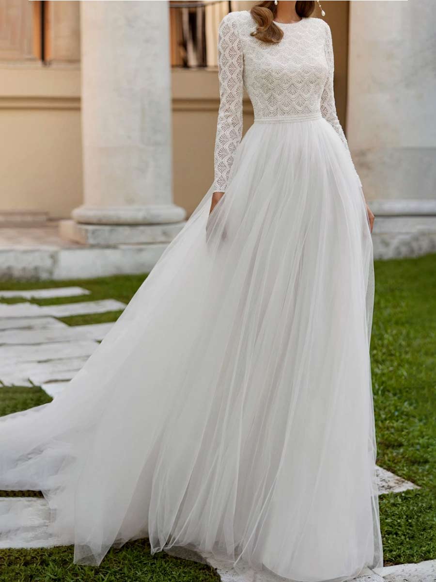Long Sleeve Wedding Dresses: 30 Perfect Variants  Long sleeve wedding  dress lace, Stunning wedding dresses, Wedding dress long sleeve
