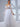Off Shoulder Bishop Sleeve Wedding Dress A line V neck