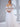 Off Shoulder Bishop Sleeve Wedding Dress A line V neck