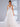 Plunging V Neck Wedding Dress A line Slip Applique