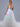 Plunging V Neck Wedding Dress A line Slip Applique