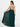 2025 Emerald Deep V Cross Back Maxi Dress,Sleeveless Thin Straps Guest Gown