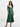 Ming Green Satin Midi Bridesmaid Dress