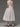 Satin Tea Length Wedding Dress With Scoop Neckline