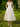 Satin Tea Length Wedding Dress With Scoop Neckline