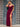 Wine Red Bridesmaid Dresses Chiffon V Neck High Split