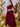 Plus Size Red Bridesmaid Dresses V Neck Chiffon