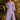 Plus Size Purple Bridesmaid Dresses Detachable puffy long sleeves
