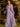 Plus Size Purple Bridesmaid Dresses Detachable puffy long sleeves