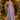 Purple Chiffon Ruffle Bridesmaid Dresses Sleeveless V Neck