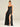 Black Cowl Neck Maxi Dress Slip bridesmaid Wedding Guest
