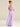 Lilac Satin Bridesmaid Dresses Flutter sleeves V Neck