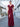 Wine Red Bridesmaid Dresses V-Neck Slit