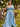 Steel Blue Bridesmaid Dresses Plus Size Flutter Sleeve V Neck