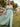 Plus Size Green Bridesmaid Dresses Chiffon Puffed Sleeves