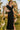 Long Black Chiffon Bridesmaid Dresses With V-Neck