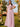Plus Size Pink Bridesmaid Dresses V Neck Flutter Sleeves
