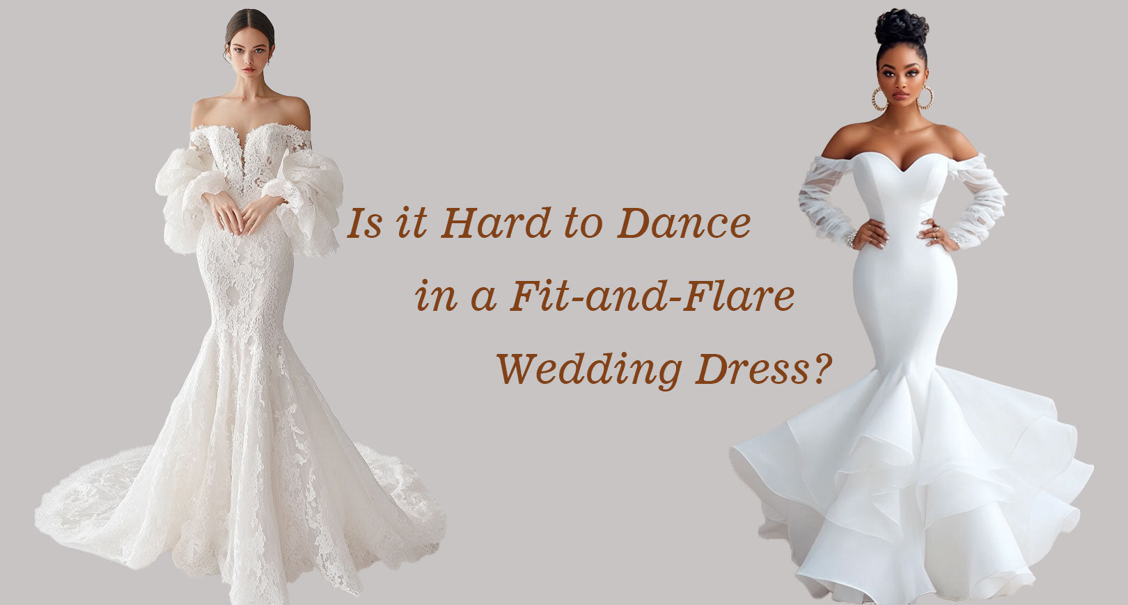 Is it Hard to Dance in a Fit-and-Flare Wedding Dress?