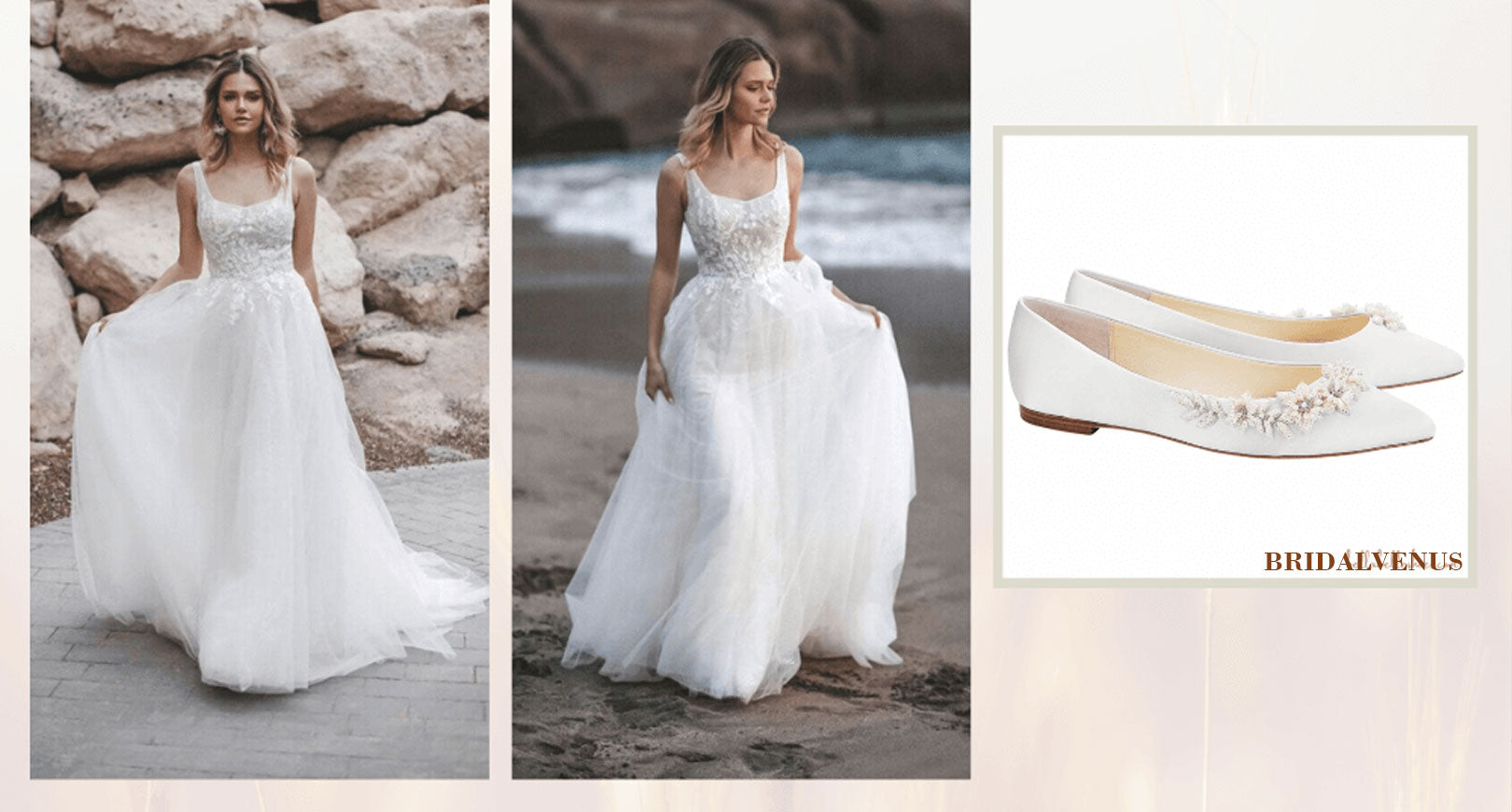 What Shoes to Wear with a Ball Gown Wedding Dress？