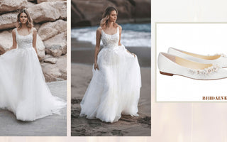 What Shoes to Wear with a Ball Gown Wedding Dress？