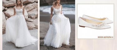 What Shoes to Wear with a Ball Gown Wedding Dress？