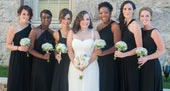 Can you choose mismatched black bridesmaid dresses for a wedding?