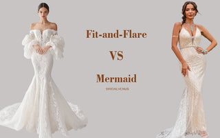 Mermaid VS Fit and Flare Wedding Dress Difference Between