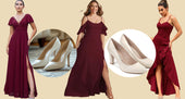 7 Shoe Colours That go Best with a Burgundy Bridesmaid Dress!