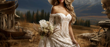 What are the most popular designs for rustic wedding dresses?