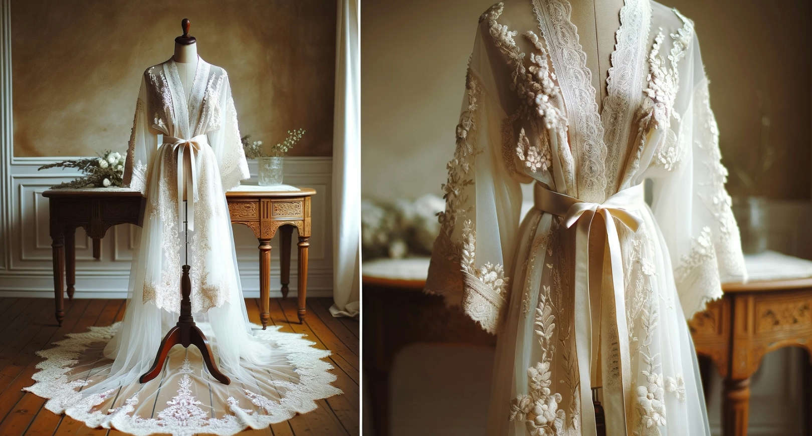 Transform Your Wedding Dress into a Unique Bridal Robe: A Step-by-Step ...