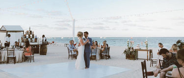 Beach Wedding Reception