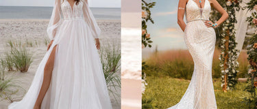 The Difference Between Mermaid vs A-Line Wedding Dresses