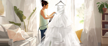 How to Steam Tulle Wedding Dress