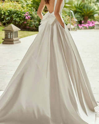 Wedding Dress With Bow